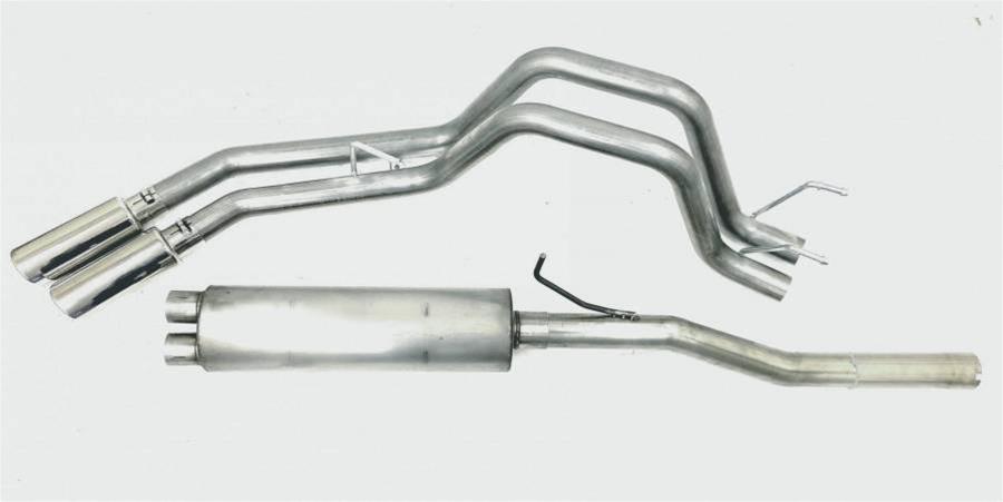 Gibson 20-24 Ford F250/F350 Super Duty Cat-Back Dual Sport Exhaust System - Stainless Steel thumbnail 2