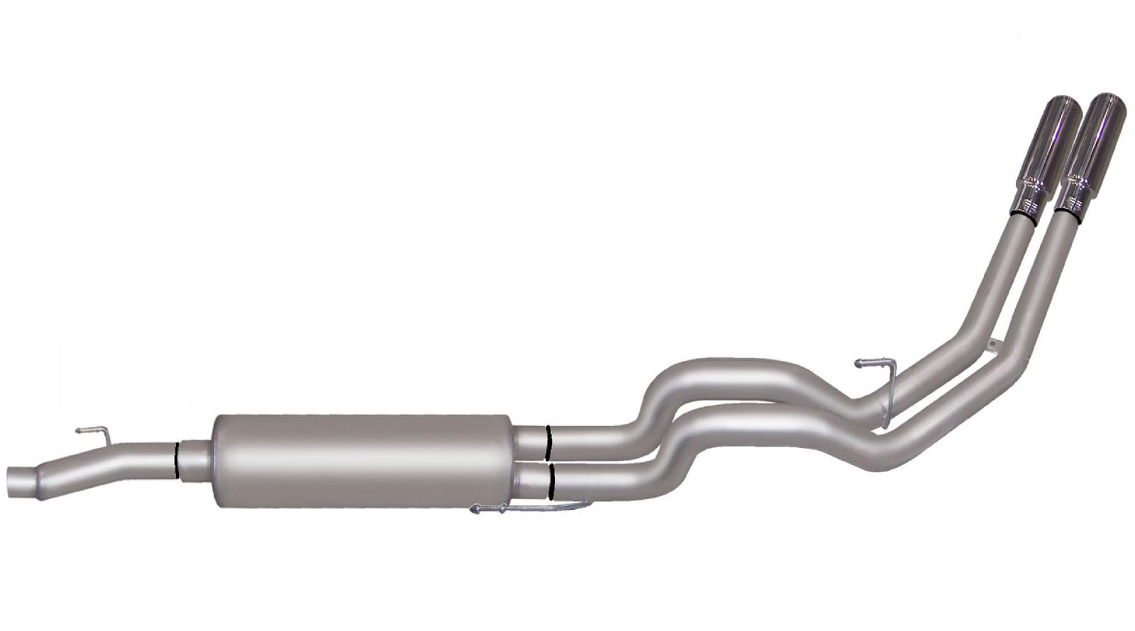 Gibson 11-13 Ford F-150 FX2 5.0L 3in/2.5in Cat-Back Dual Sport Exhaust - Stainless thumbnail 2