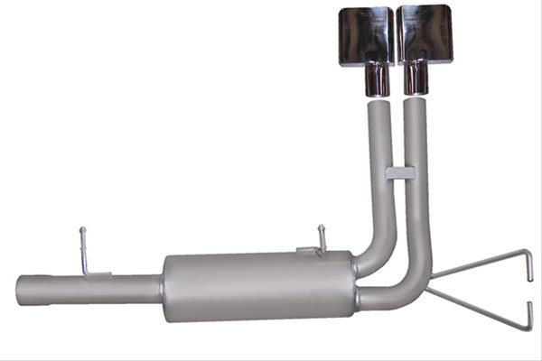 Gibson 99-04 Ford F-250 Super Duty Lariat 5.4L 2.5in Cat-Back Super Truck Exhaust - Stainless thumbnail 3
