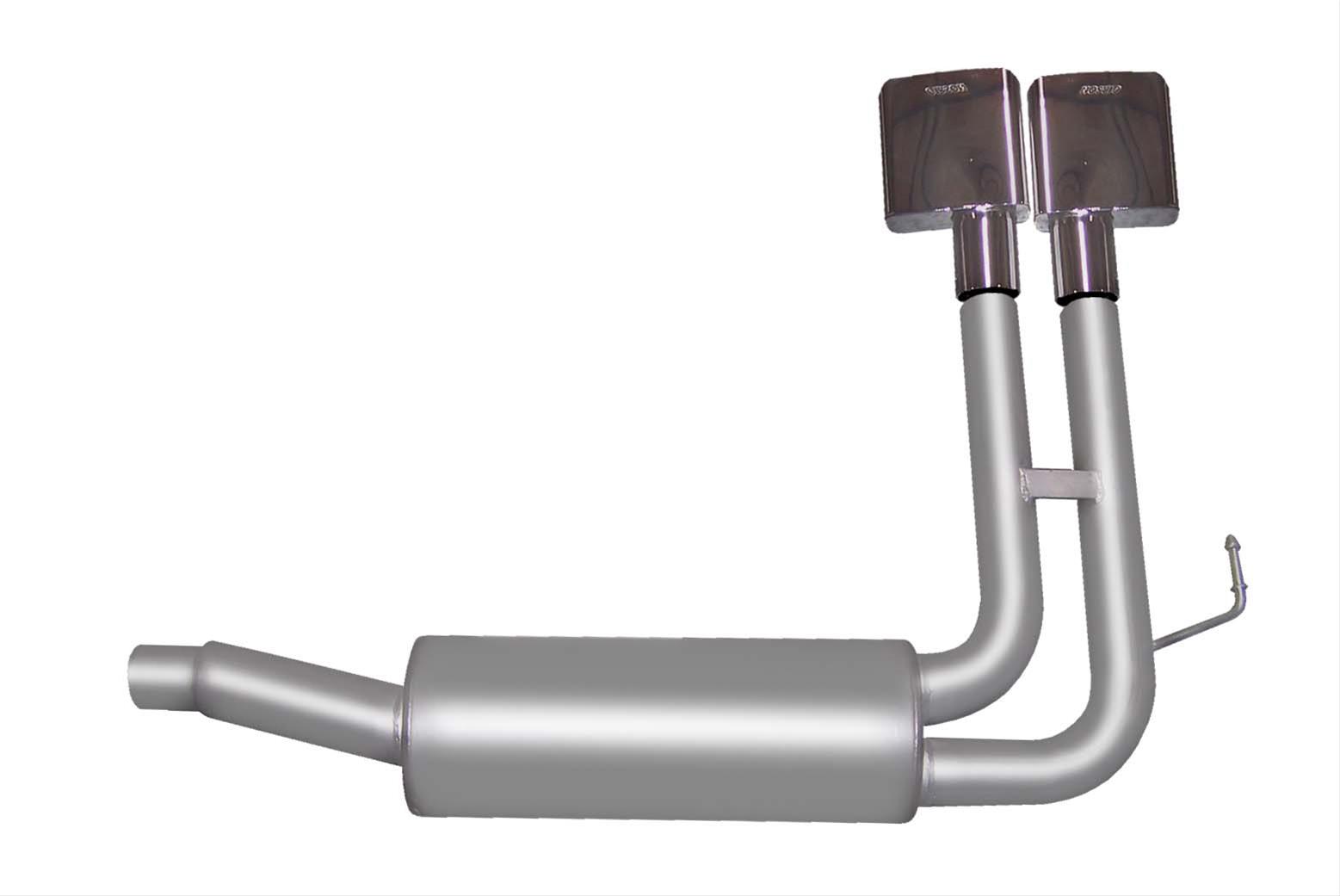 Gibson 2004 Ford F-150 XLT 4.6L 2.5in Cat-Back Super Truck Exhaust - Stainless thumbnail 2