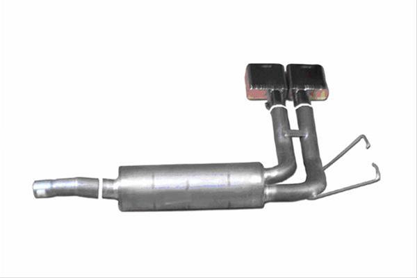 Gibson 98-03 Ford F-150 XL 4.2L 2.5in Cat-Back Super Truck Exhaust - Aluminized thumbnail 3