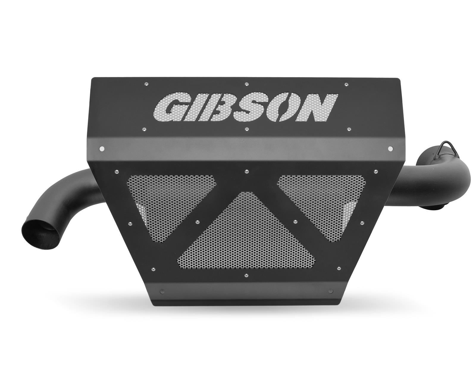 Gibson Side X Performance Slip On 409 Stainless Steel Inch Muffler 98040 Muffler, Side, Single, Steel, Black Ceramic, Polaris, Kit thumbnail 2