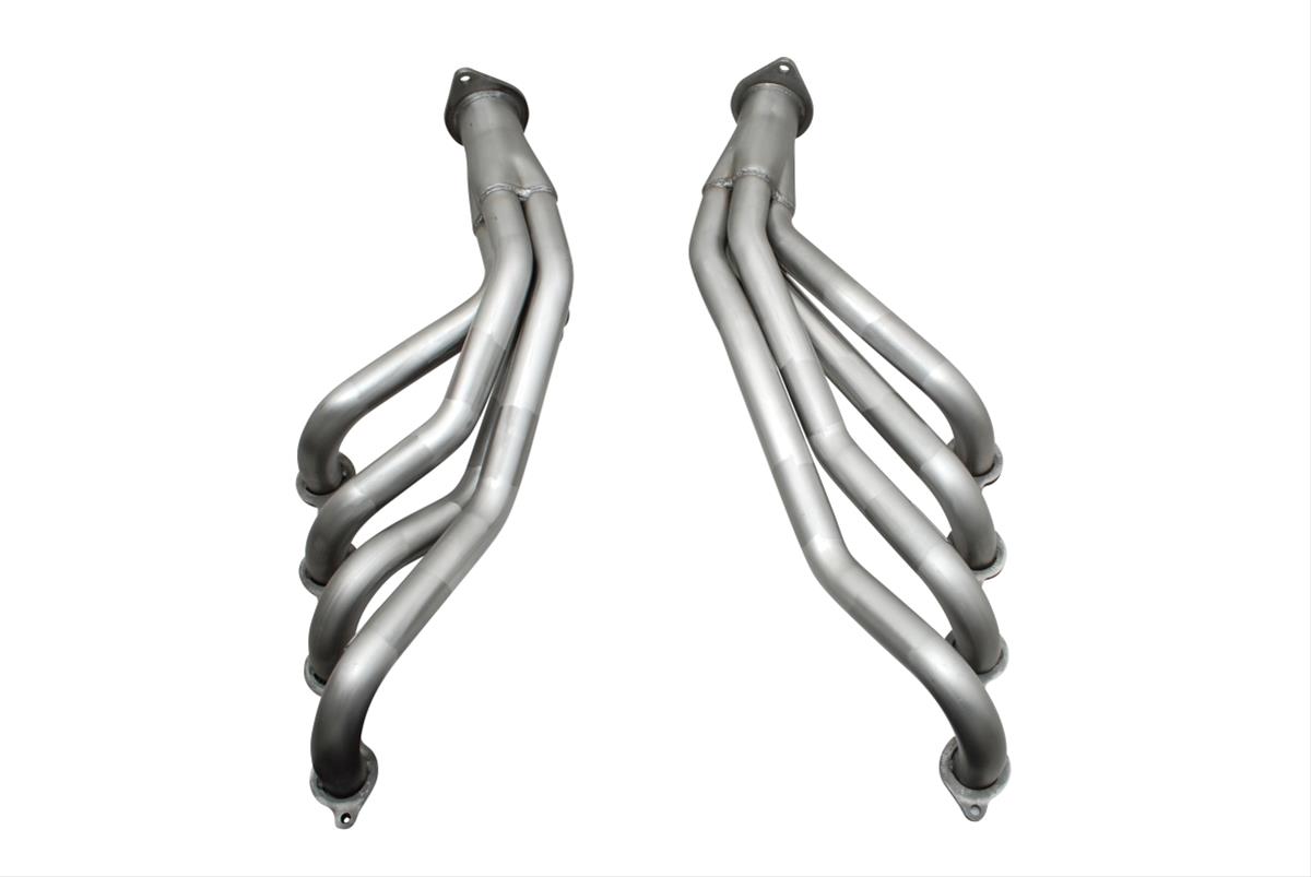 Gibson Headers GP139S-C Headers, Long Tube, Without Air Injection, O2 Sensor Bungs, Stainless Steel, Silver Ceramic Coated, Chevy, Pickup, LS Engine Swap, Pair thumbnail 3