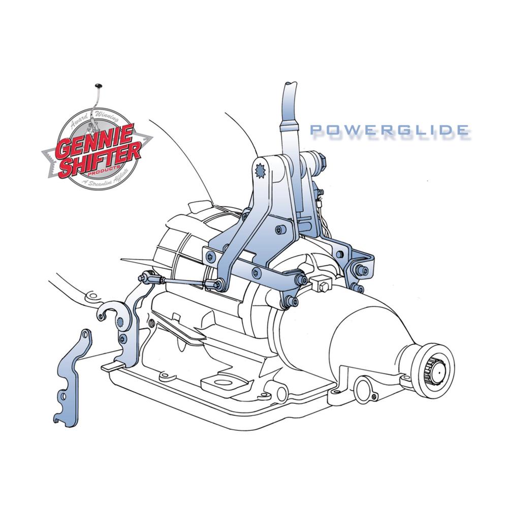 Gennie Shifter 10245 Gennie Shifter Mounting Bracket Kits Summit Racing