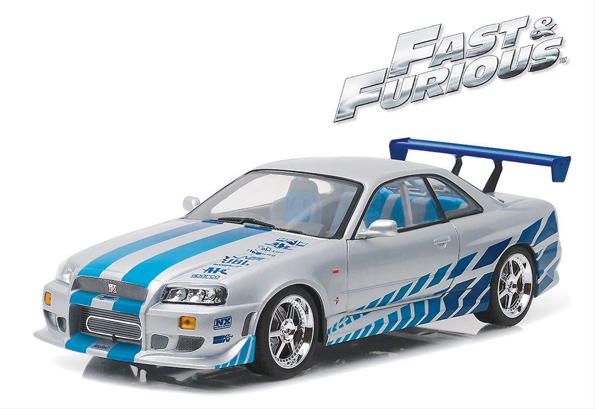 Summit Gifts 19029 1:18 Scale 2 Fast 2 Furious 1999 Skyline GT-R