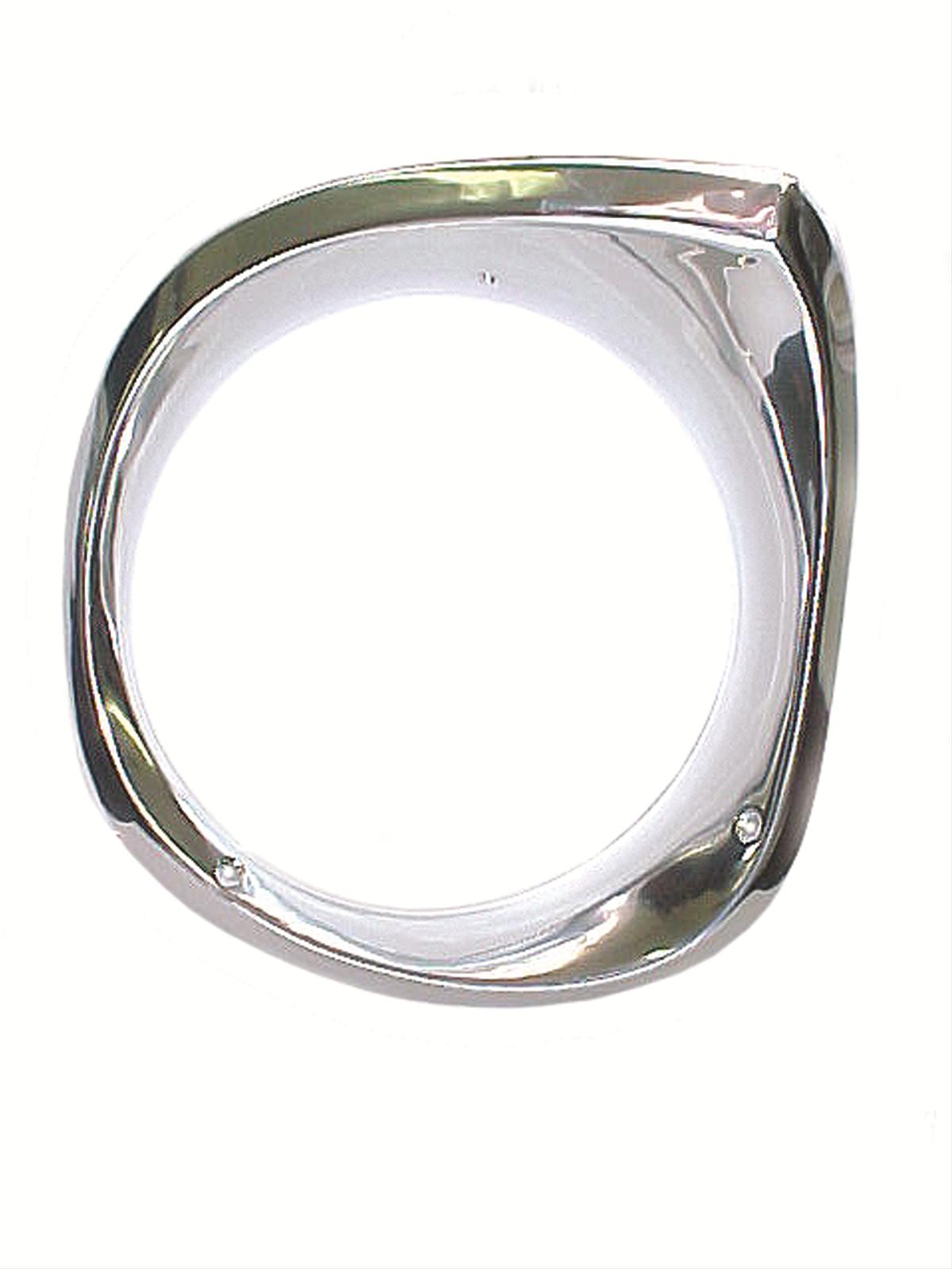 chrome light bezels on Goodmark Gmk401006062p Goodmark Headlamp Bezels Summit Racing