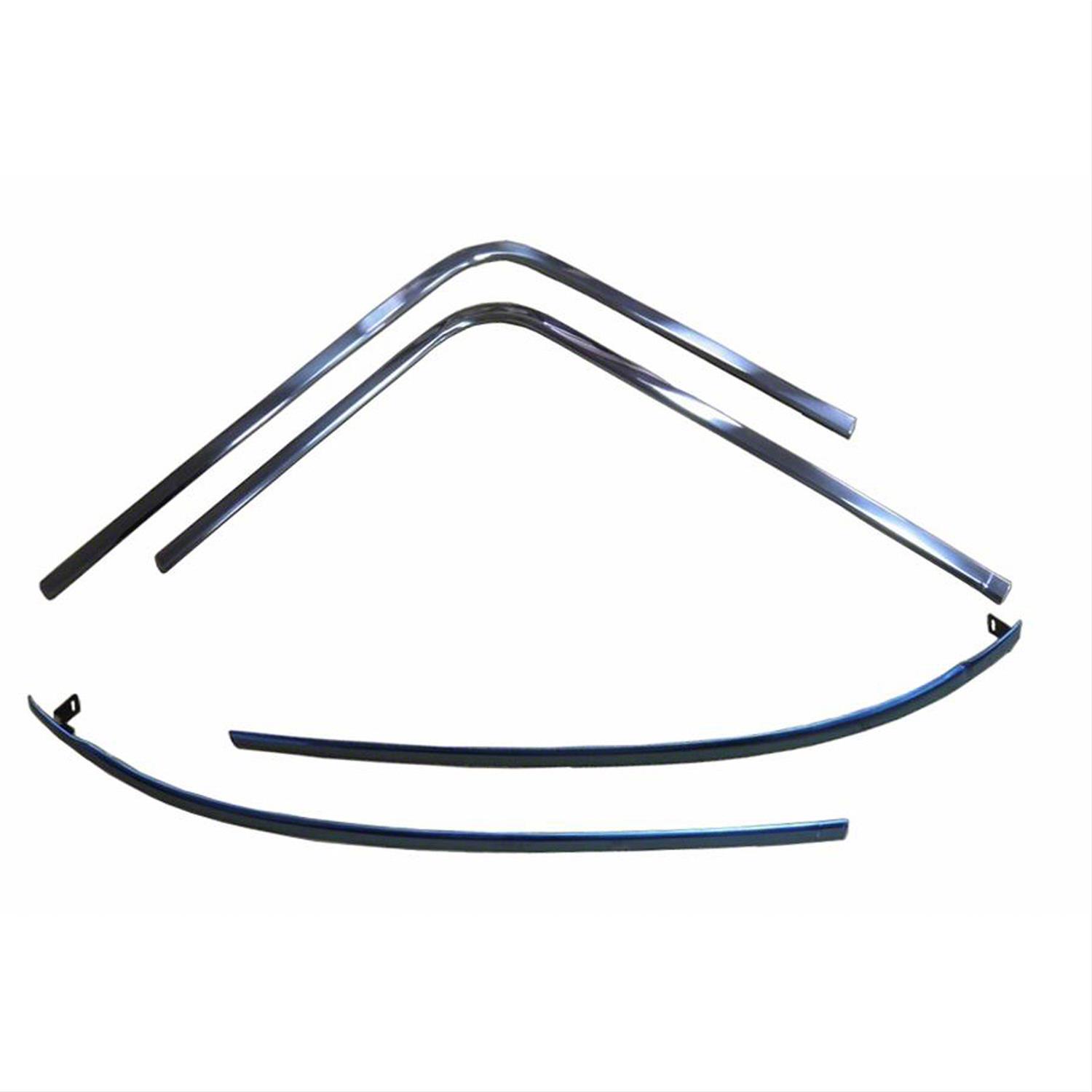 Goodmark GMK4012525681S Goodmark Windshield Reveal Moldings Summit Racing