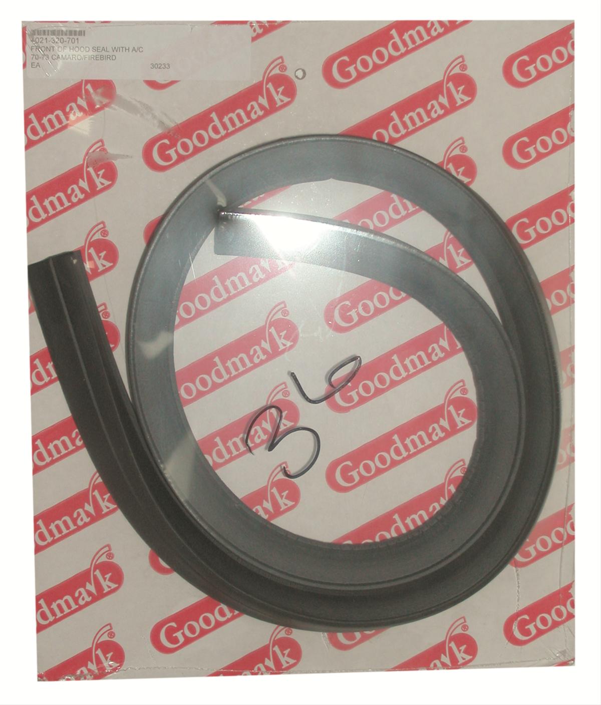 Goodmark GMK4021320701 Goodmark Individual Weatherstripping Seals