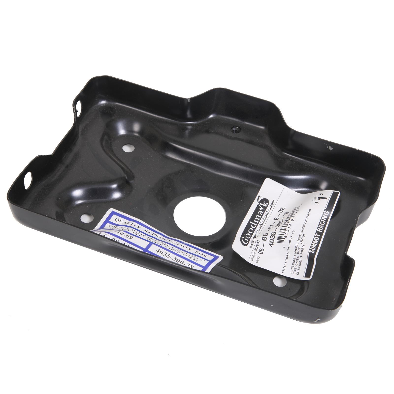 Goodmark GMK403530078 Goodmark Battery Trays Summit Racing