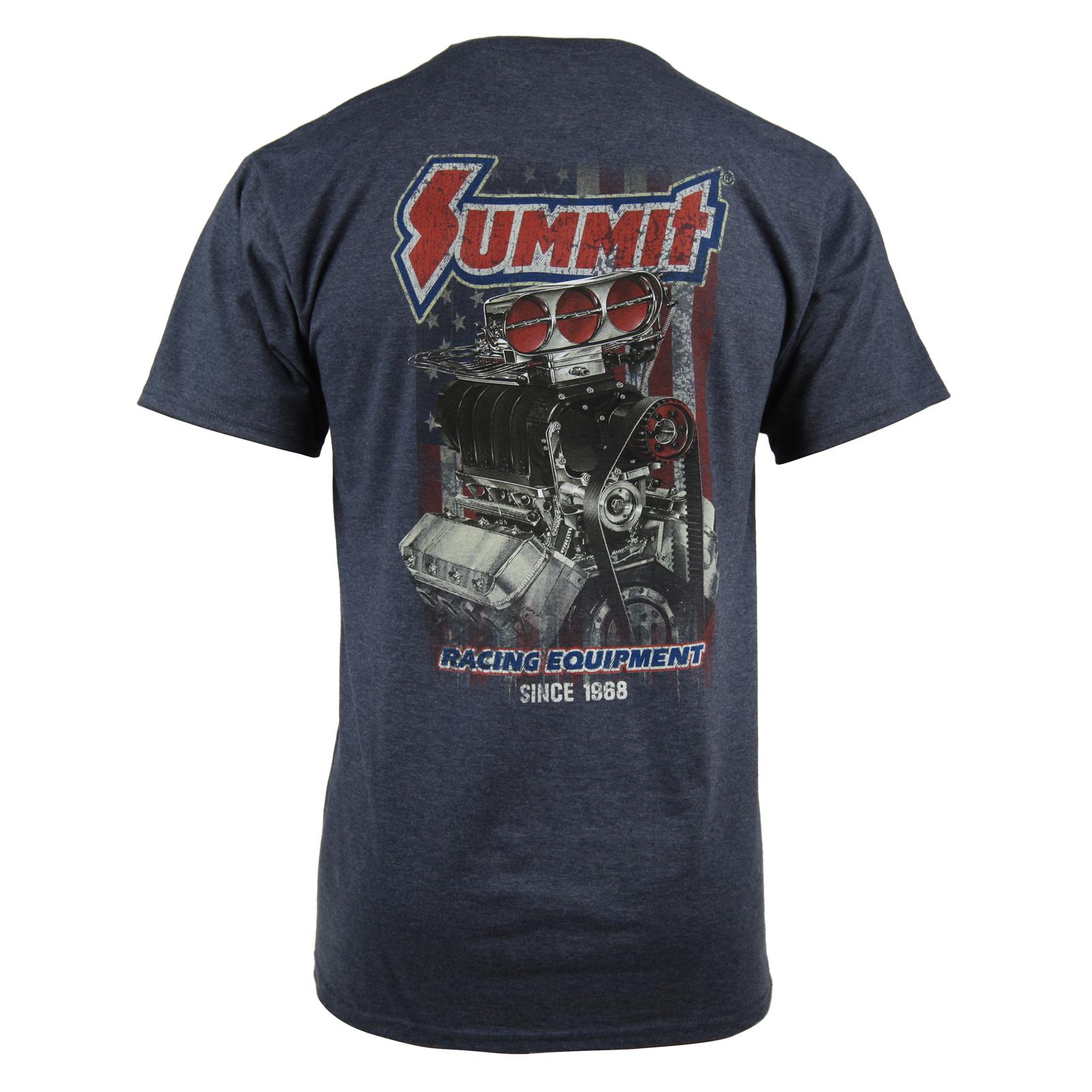 Summit Racing SES-XL Summit Racing Equipment® Engine T-Shirt | Summit ...