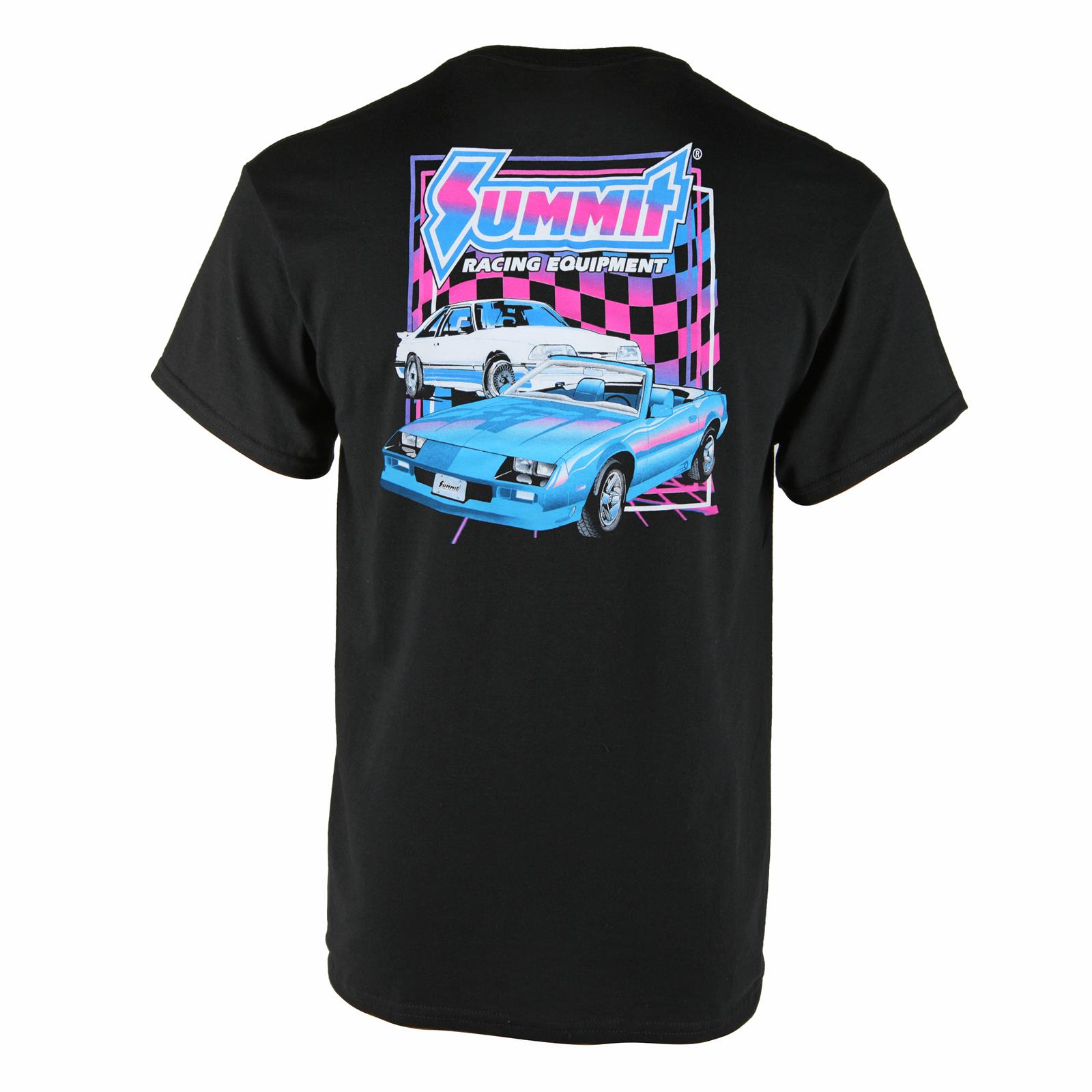 Summit Racing Tee Summit Racing GMM-SUMRC-MD Summit Racing Equipment® Retro Checker T ...