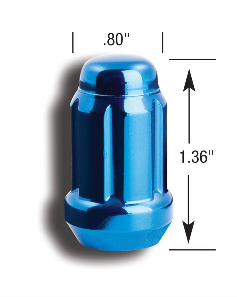 Gorilla Automotive 21123BL Gorilla Small Diameter Lug Nuts