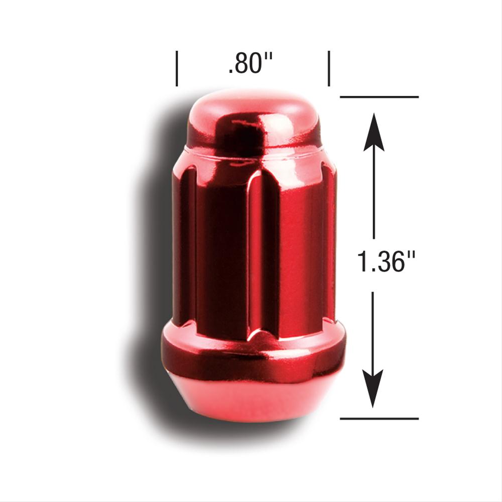 Gorilla Automotive 21123RD Gorilla Small Diameter Lug Nuts Summit Racing