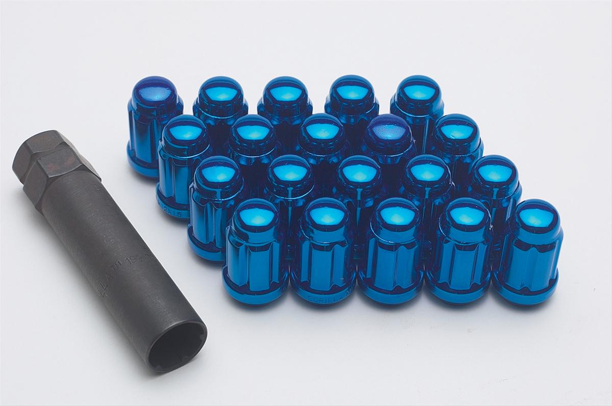 パーツ gorille Gorilla Automotive 21123BL Gorilla Small Diameter Lug Nuts