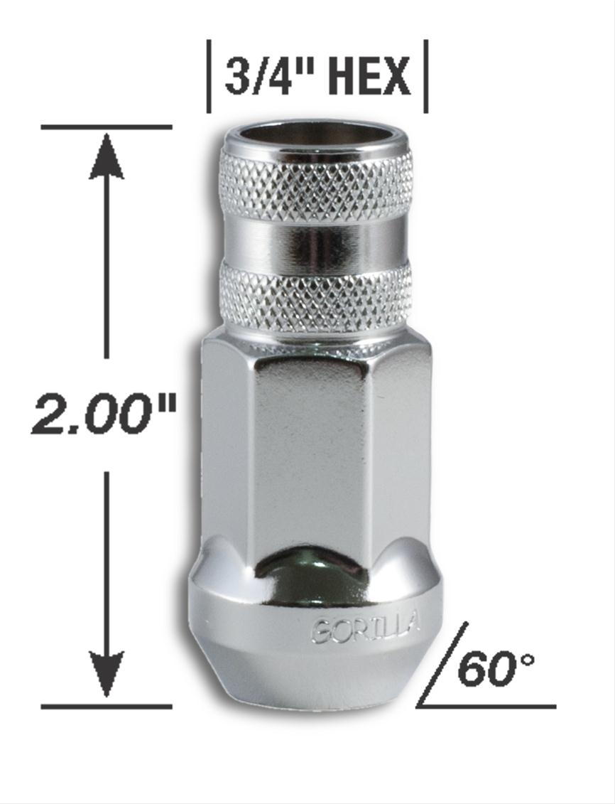 Gorilla Automotive 4503820 Gorilla Race Lug Nuts Summit Racing