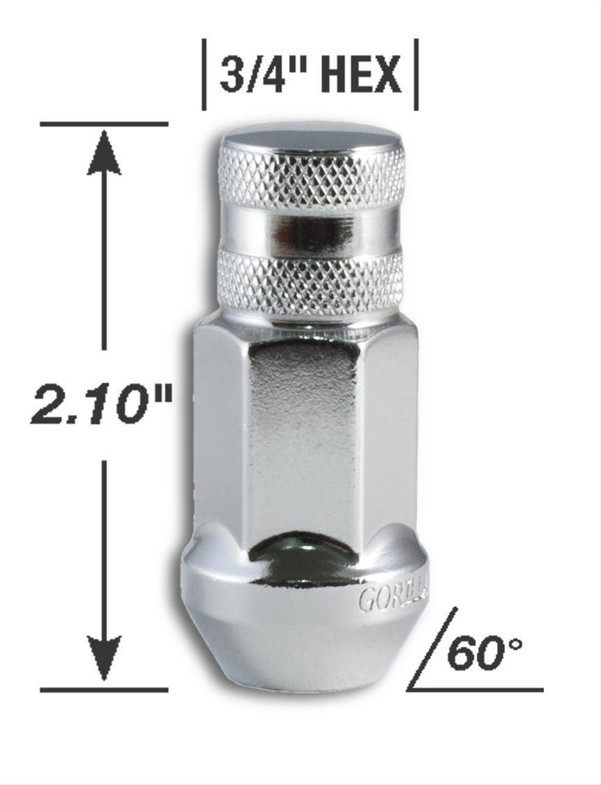 Gorilla Automotive 45188 Gorilla Race Lug Nuts Summit Racing