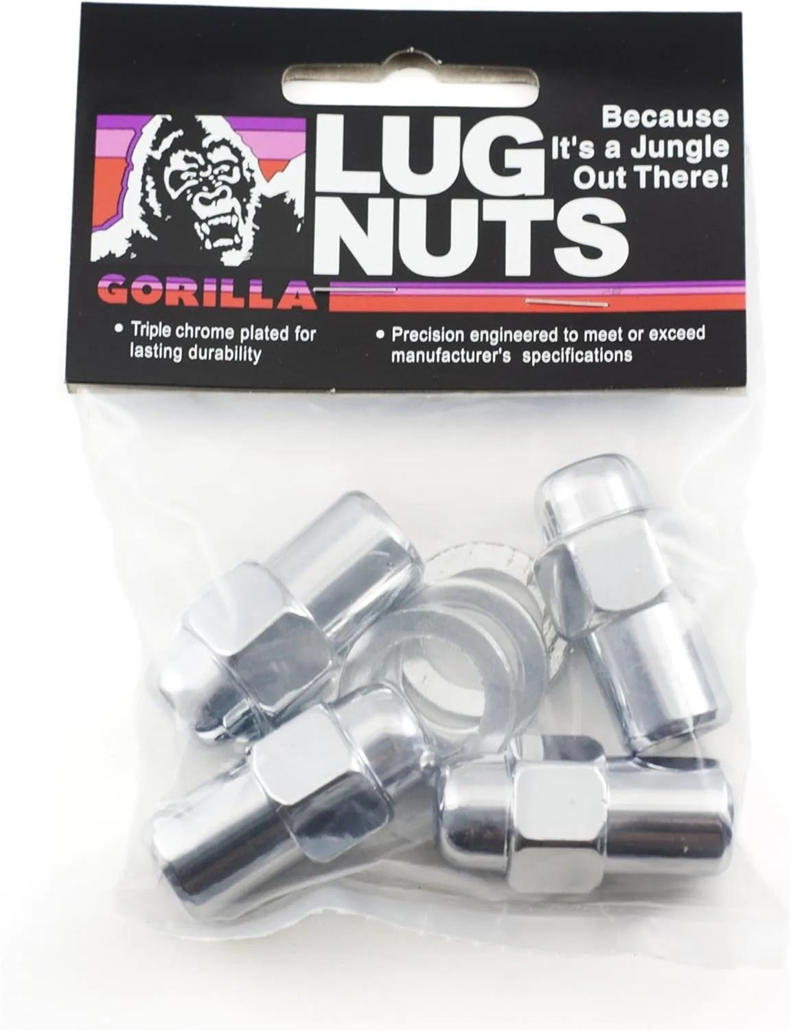 Gorilla Automotive Lug Nuts and Bolts 73137SMB Short Mag Bagged 12mm x 1.50