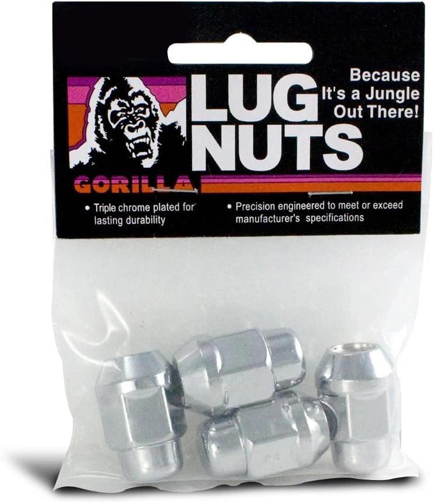 Gorilla Automotive Lug Nuts and Bolts 91147B Acorn Bulge (13/16" Hex) Bagged 14mm x 1.50
