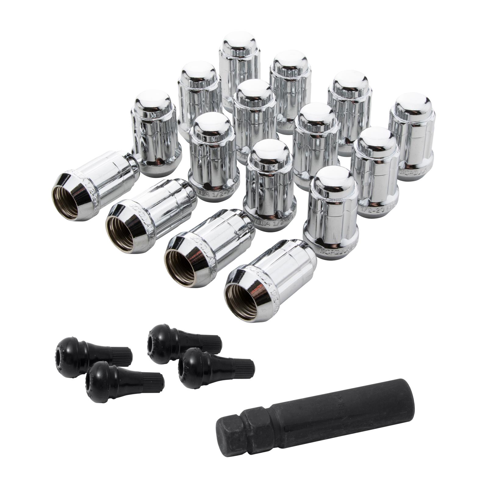 Gorilla Automotive K4CS-00012GR Gorilla Lug Nuts | Summit Racing