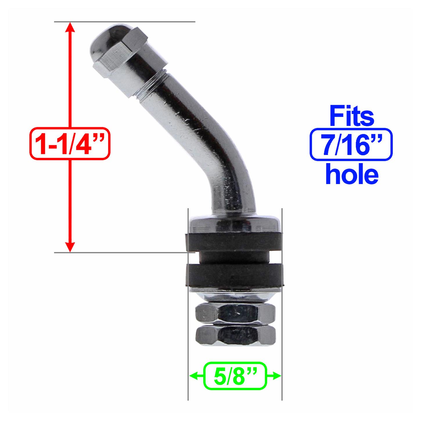 Gorilla Automotive VS403C Gorilla Outer Mount Valve Stems Summit Racing