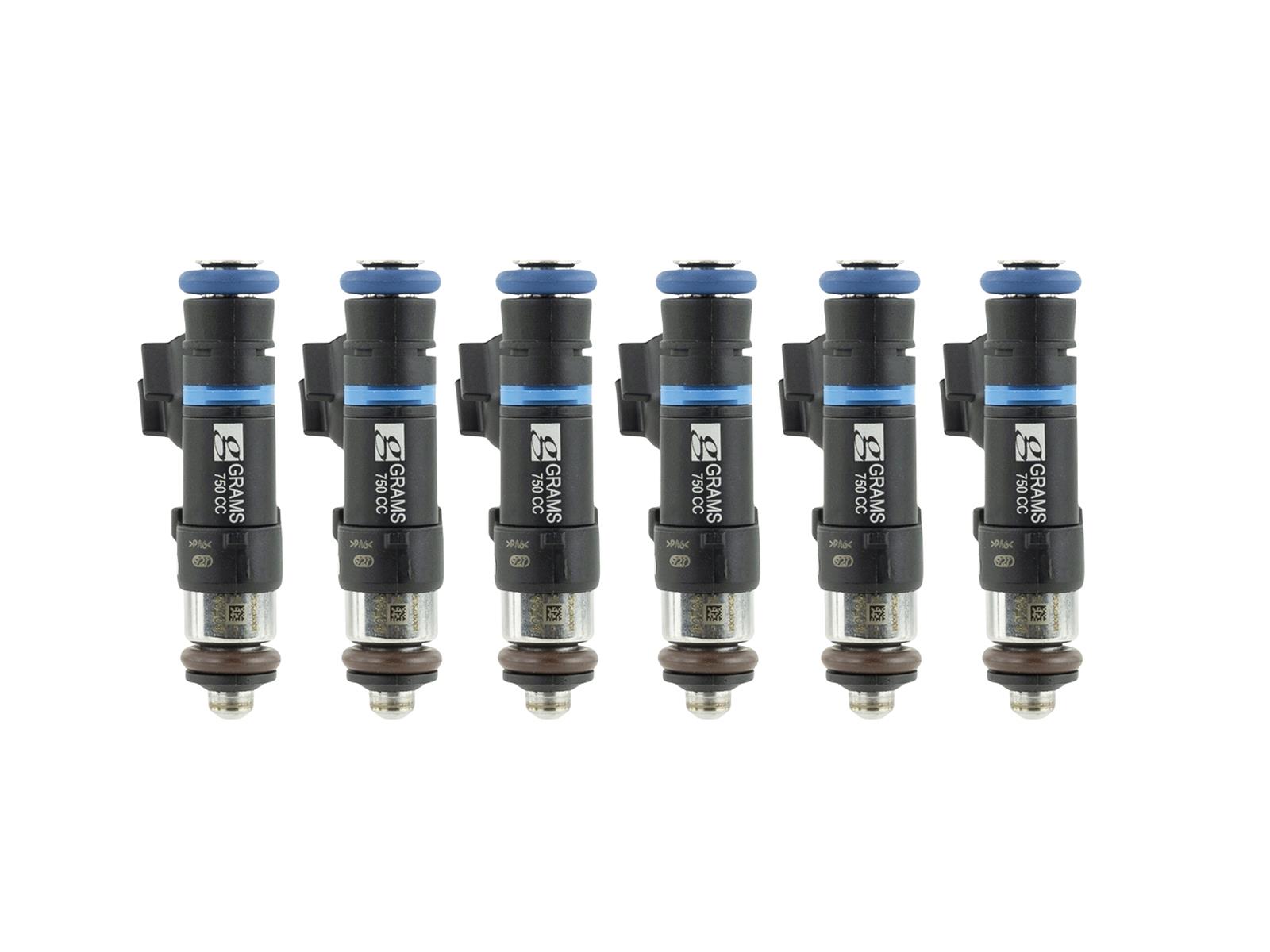 Grams Performance Nissan 300ZX (Top Feed Only 11mm) 750cc Fuel Injectors (Set of 6) thumbnail 3