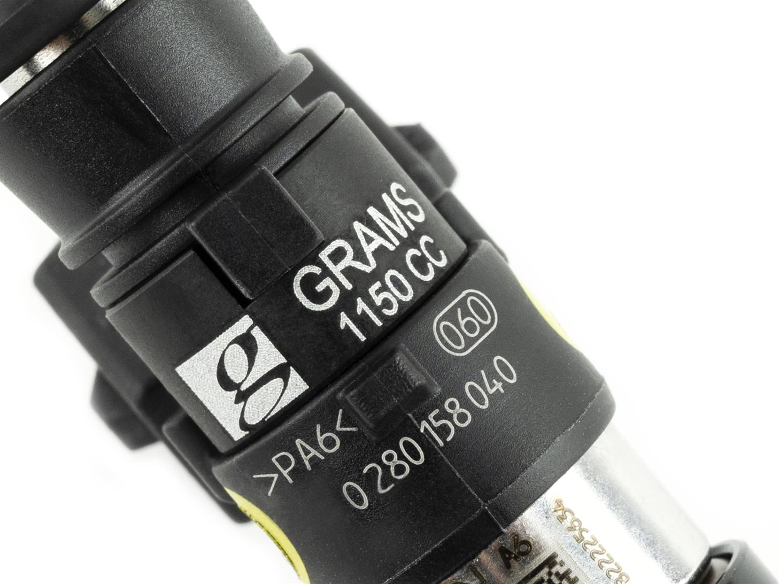 Grams Performance Nissan 240sx/S13/S14/S15/SR20 (Top Feed 14mm) 1150cc Fuel Injectors (Set of 4) thumbnail 2
