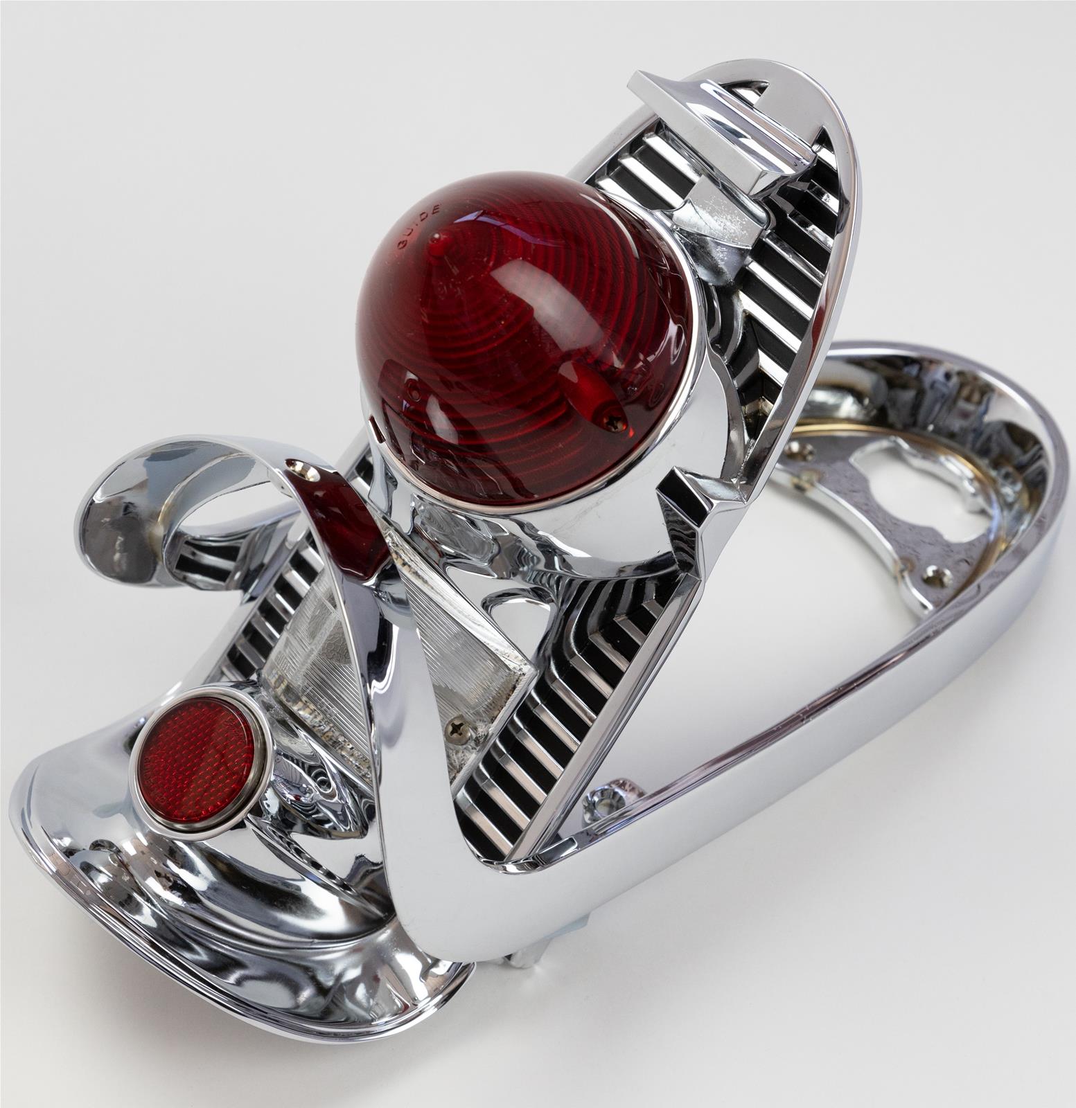1956 Chevy Passenger Car Rear Taillight Lamp Lens With Guide Script New