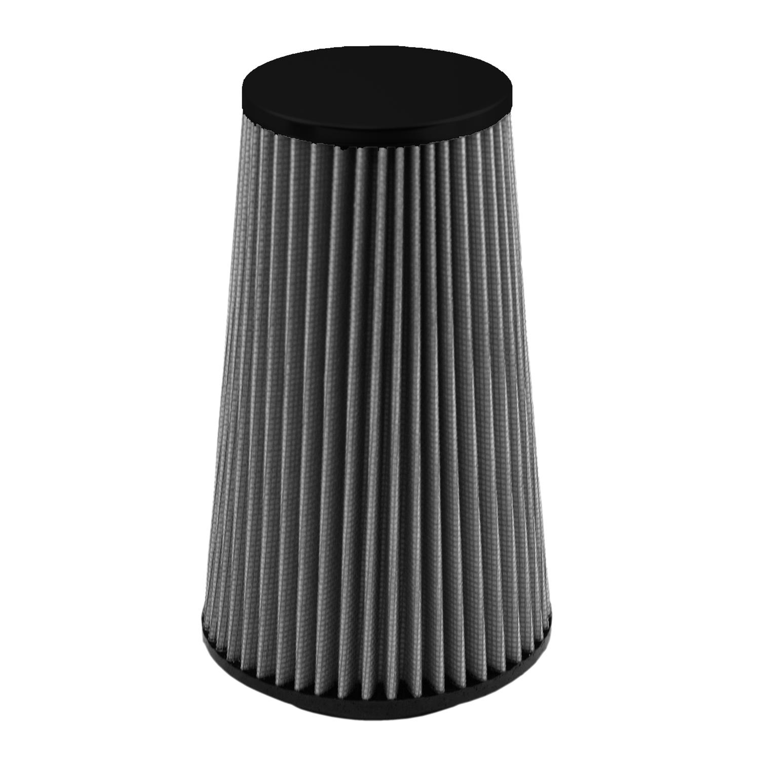 Green Filter High Performance Universal Air Filters 2887 Filter, Conical Flanged, Woven Cotton, White, Each