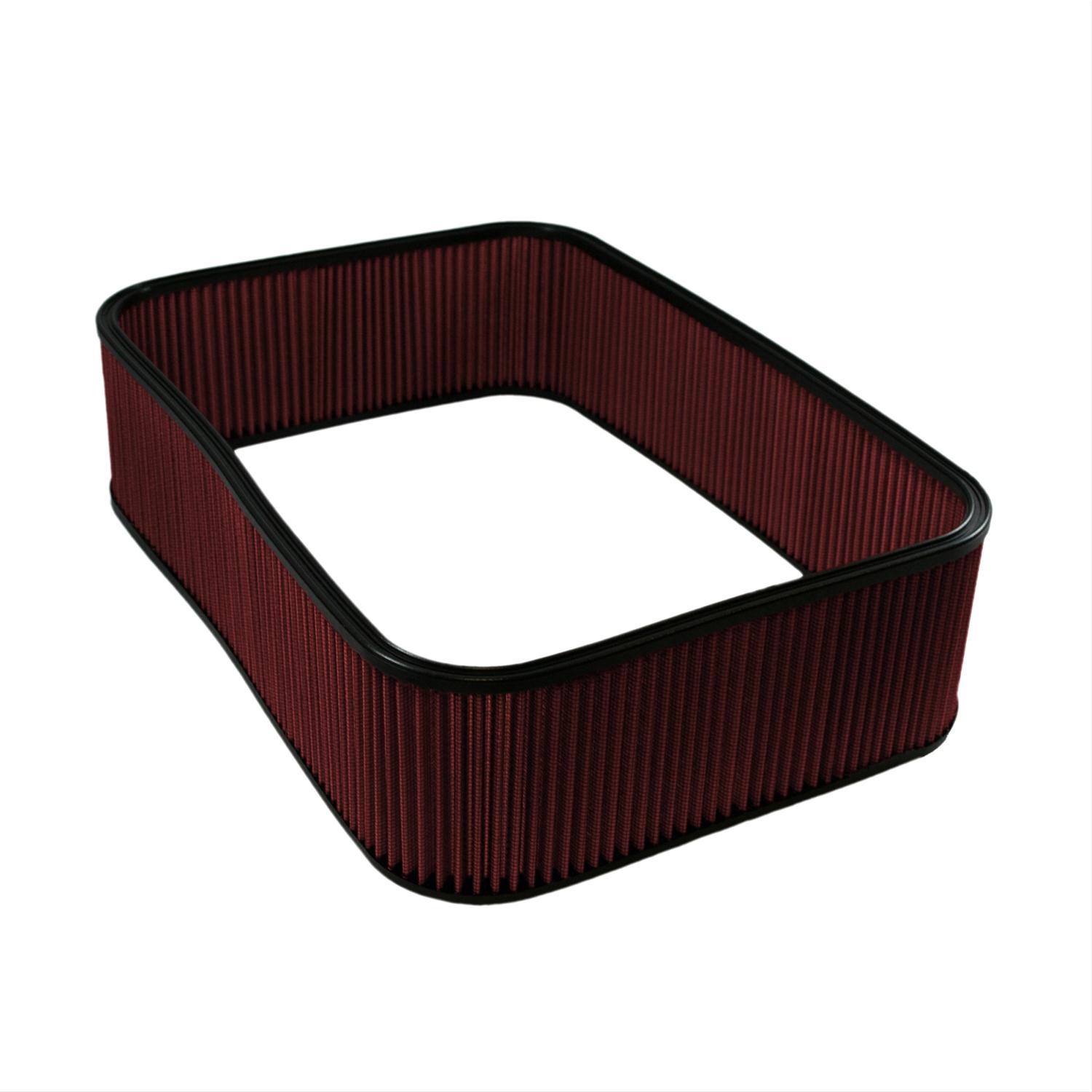 Green Filter High Performance Universal Air Filters 4039 Filter, Universal, Sprint Car Box Red Color 5", Height