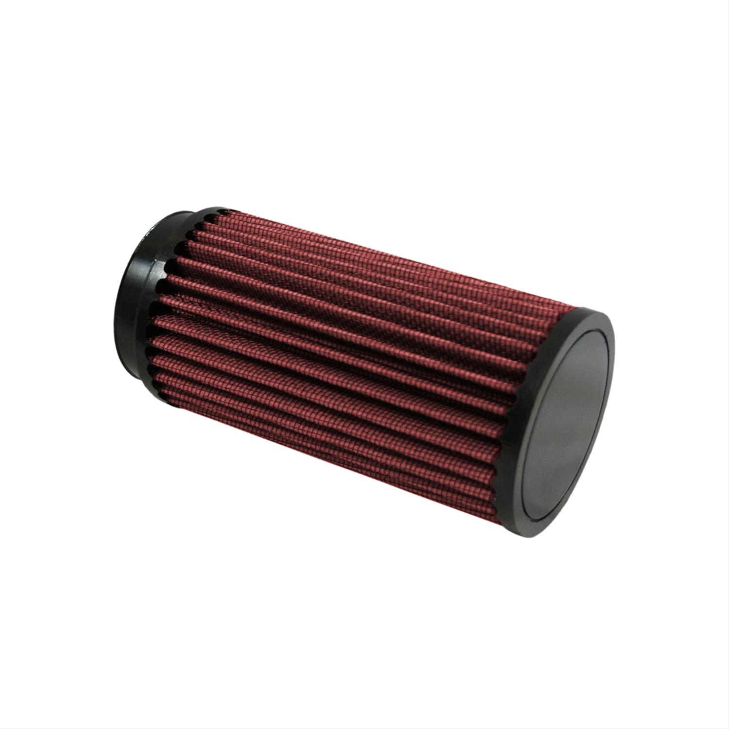 Green Filter High Performance Universal Air Filters 4042 Filter, Conical Flanged, Woven Cotton, Green, 2.50 in. Inlet Flange Diameter, 6.88 in. Length, Each