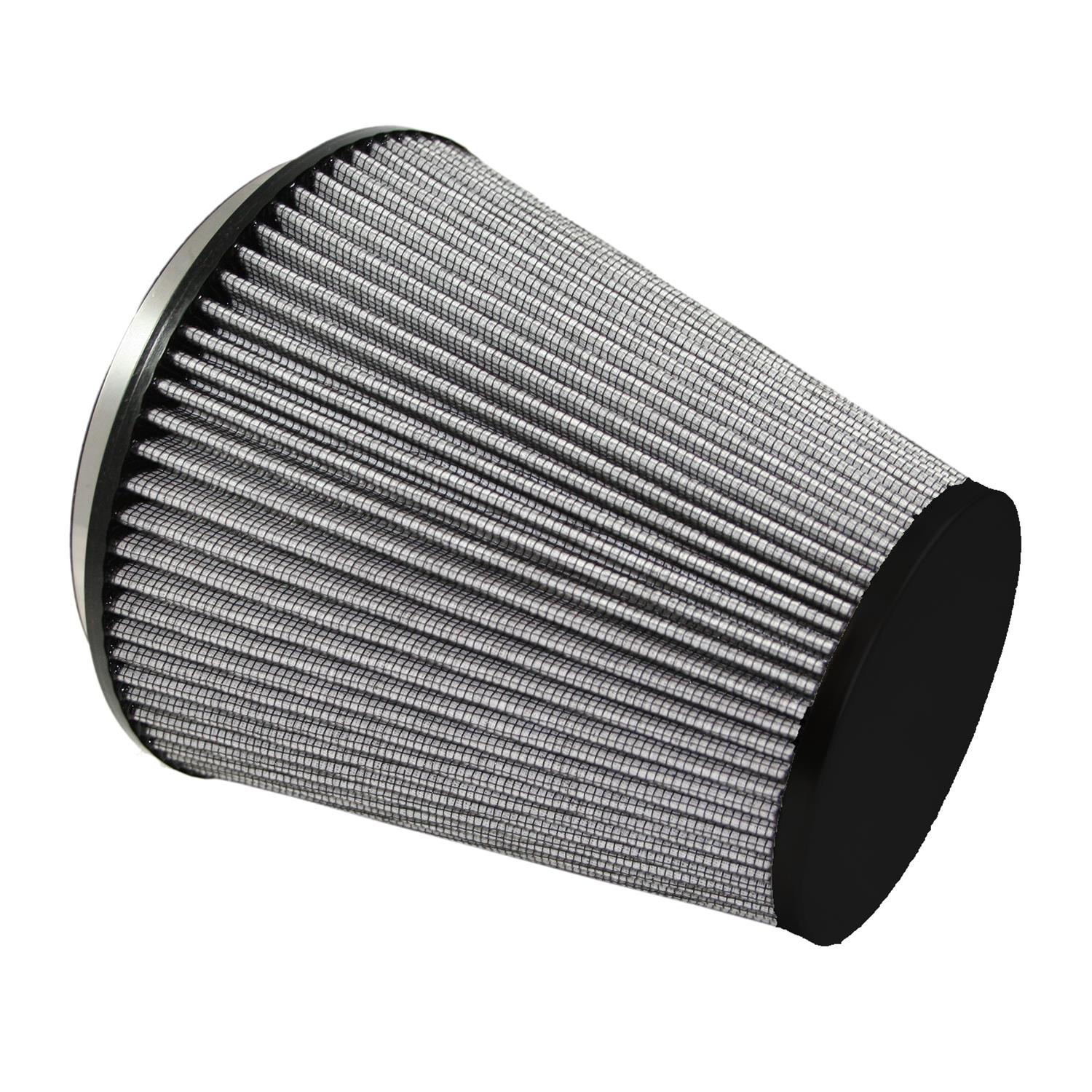 Green Filter High Performance Universal Air Filters 4051 Filter, Conical Flanged, Woven Cotton, Red, 5.880 in. Inlet Flange Diameter, 7.50 in. Length, Each
