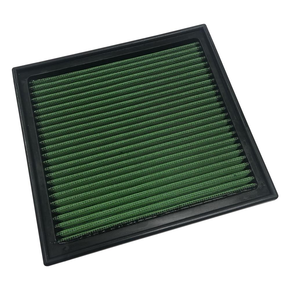 Green Filter High Performance Factory Replacement Air Filters 7256 Element, Woven Cotton, Green, Subaru, Each