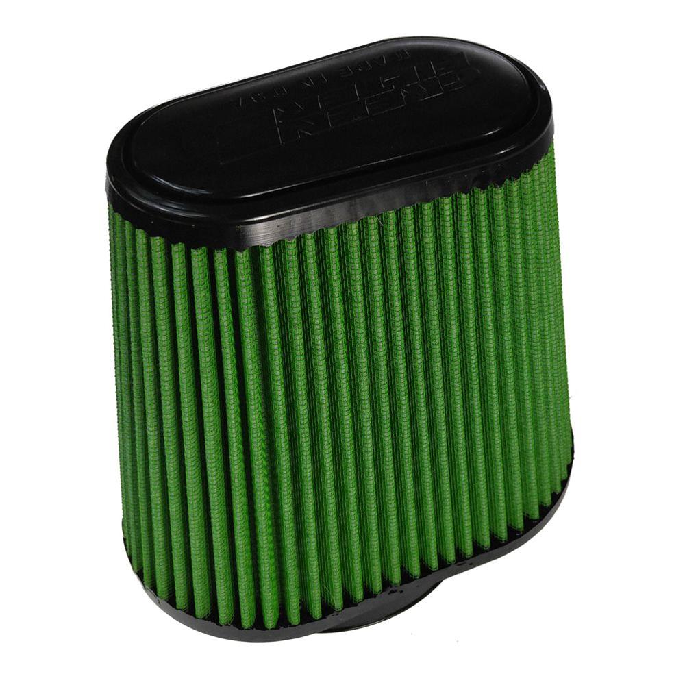 Green Filter High Performance Replacement Air Filters 7301 Filter, Conical Flanged, Cotton Gauze, Green, 5.80 in. Diameter, 7.88 in. Height, 4.63 in. Inlet Flange Diameter, Each thumbnail 2