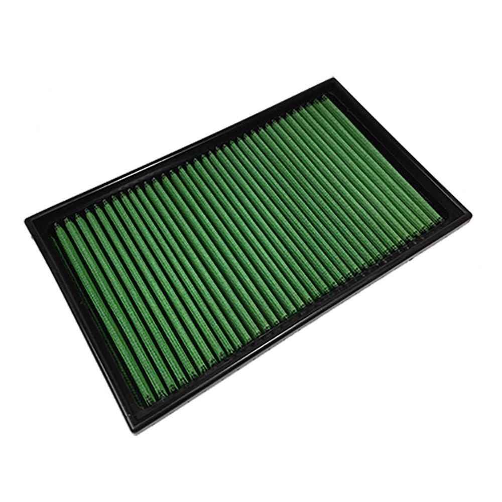 Green Filter High Performance Factory Replacement Air Filters 7315 Element, Woven Cotton, Green, Audi, Volkswagen, Each