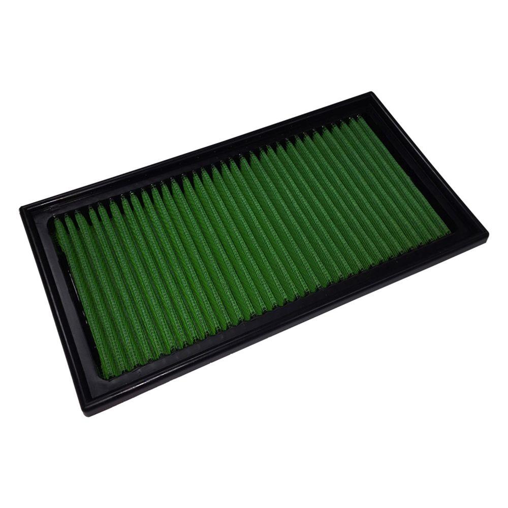 Green Filter High Performance Factory Replacement Air Filters 7318 Element, Woven Cotton, Green, Subaru, Toyota, Each