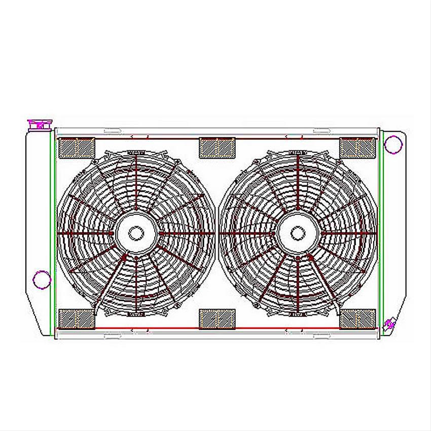 Griffin Thermal Products CU-00130 Griffin Exact Fit Radiator Combos ...