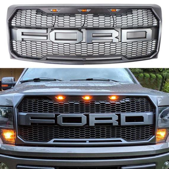 FORD F 150 Matrix MTX-17-5024 Matrix ABS One-Piece Grille Shells ...