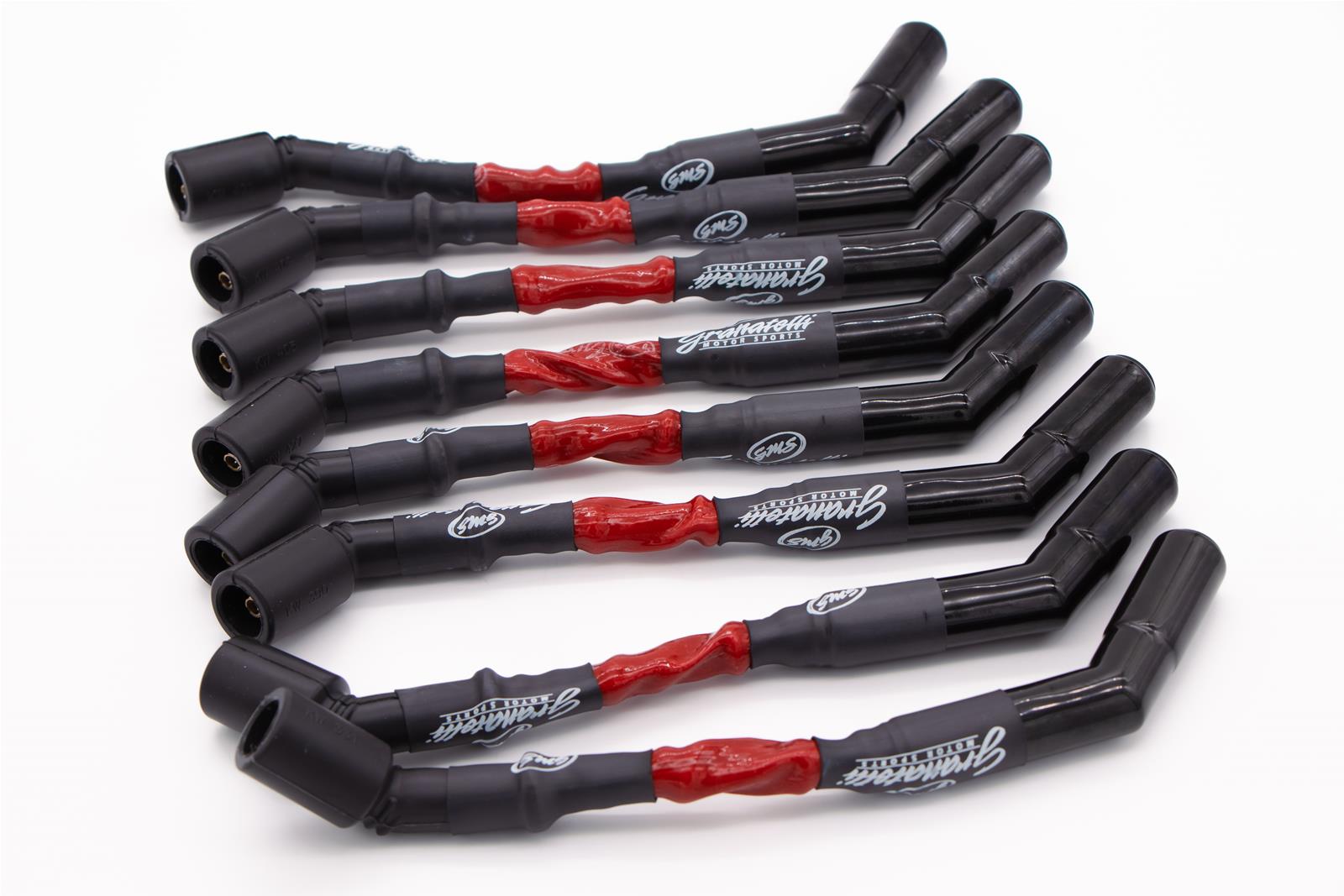 Granatelli 14-21 GM LT1 6.2L V-8 Hi-Perf Ignition Wire Connector Kit w/Red Sleeves/Ceramic Boot