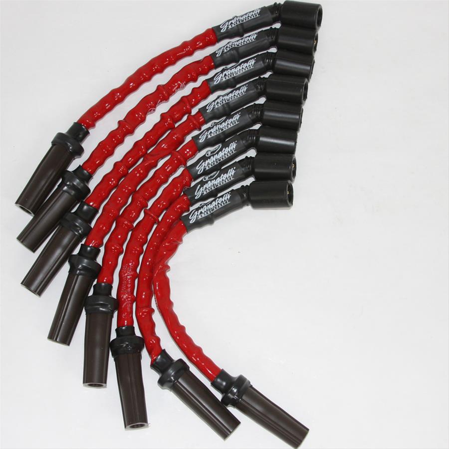 Granatelli 99-23 GM Truck/SUV V8 (Excl 8.1L) Hi-Perf Coil-Near-Plug Conn Kit w/9in Lead/Red Jacket thumbnail 2