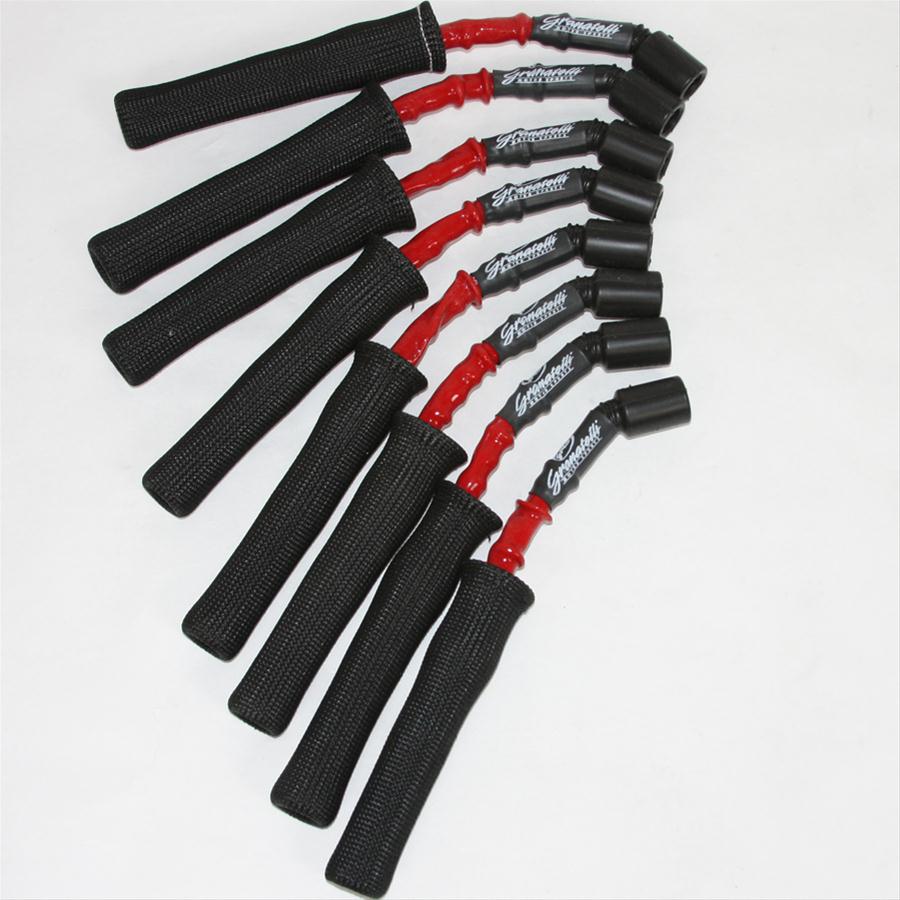 Granatelli 99-23 GM Truck V8 Perf Coil-Near-Plug Wire Conn Kit w/9in Lead/Red Jacket/Sleeve thumbnail 2