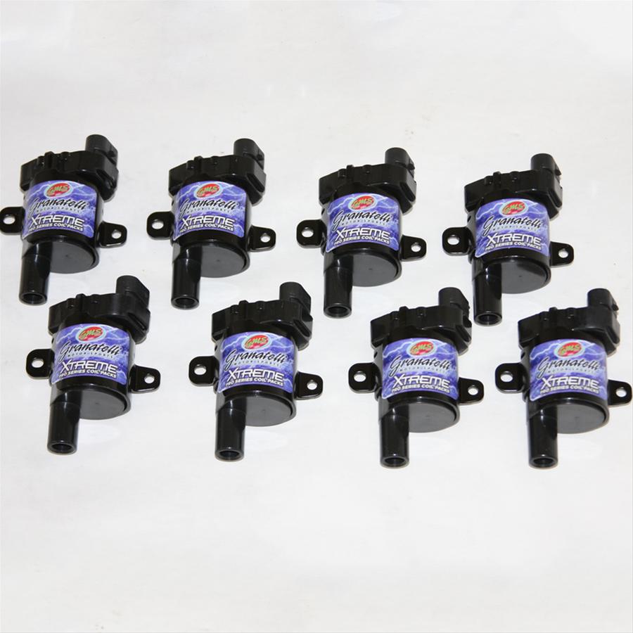 Granatelli 97-12 GM LS 4.8L/5.3L Trucks/SUV Cylindrical Pro Series Xtreme Coil Packs
