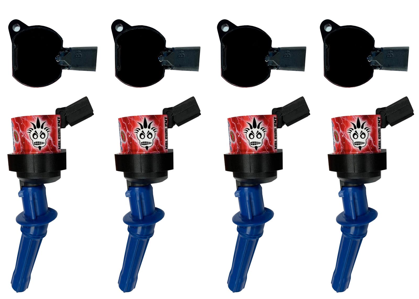 Granatelli Motor Sports Malevolent Coil Packs 28-1697SCM Igntion Coil, 1997-2004 Series Ford 4.6/5.4L "2V Eng" Cars, Trucks & SUVs Hi-Perf Kit 70,000 Volts