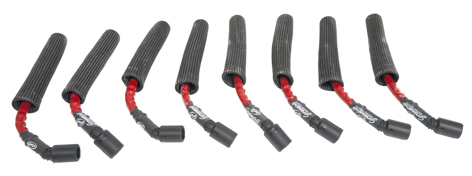 Granatelli 14-23 GM L83 5.3L/L86 6.2L Hi-Perf Coil-Near-Plug Wire Conn Kit w/Red Jacket/Blk Sleeve