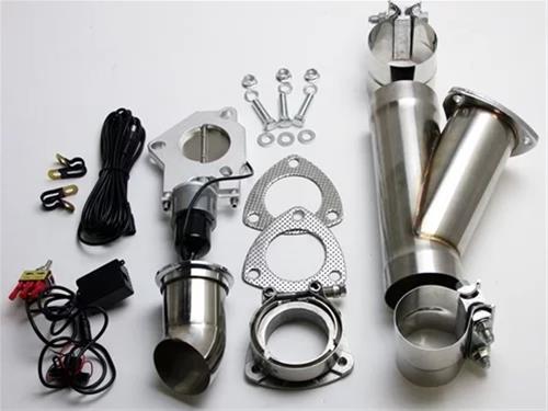 Granatelli 2.5" Electronic Exhaust Cutout System - Vacuum/Pressure Controlled, Stainless Steel Slip Fit - View #2