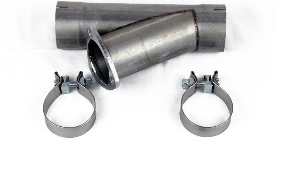 Granatelli 3.5in Stainless Steel Manual Exhaust Cutout Kit w/Slip Fit/Band Clamp