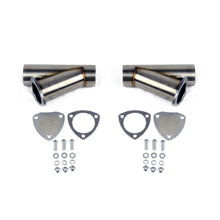 Granatelli 2.5in Stainless Steel Manual Dual Exhaust Cutout thumbnail 2