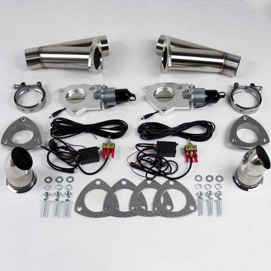 Granatelli 4.0in Stainless Steel Electronic Dual Exhaust Cutout thumbnail 2
