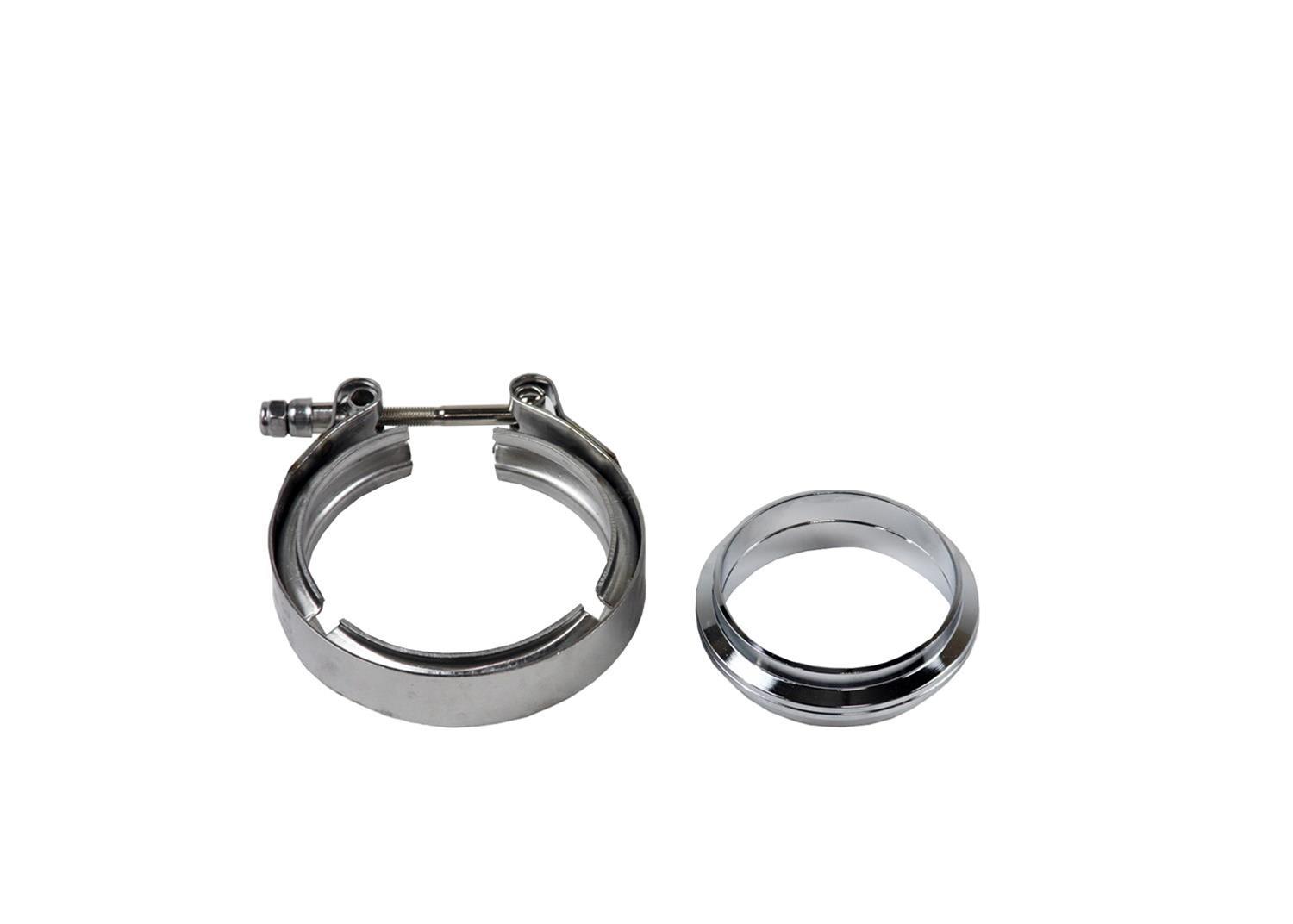 Granatelli 3.0in Aluminum Mating Male to Female Flanges w/V-Band/O-Ring Seal