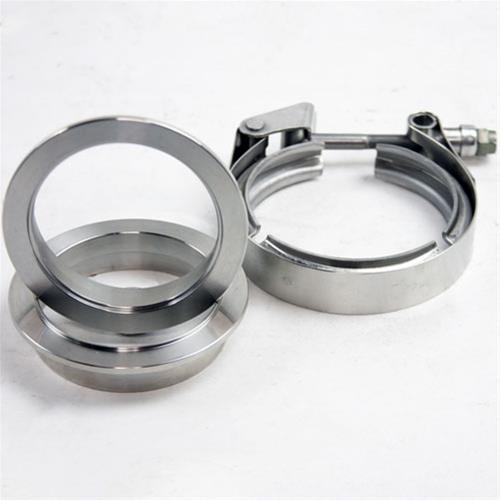 Granatelli 3.5in Flat Flanges w/V-Band Clamp thumbnail 2