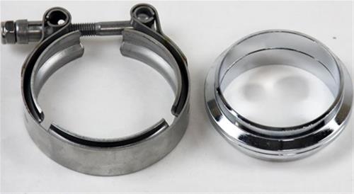 Granatelli 5.0in Flat Flanges w/V-Band Clamp thumbnail 3